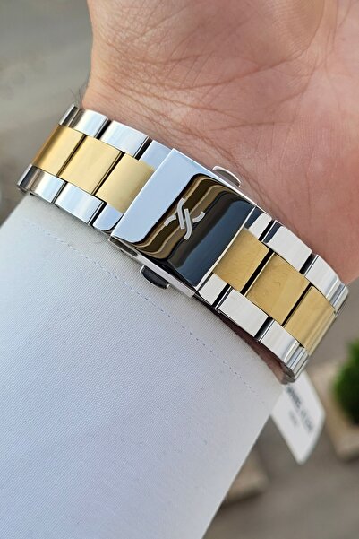 Daniel Klein Sarı Gri Renk Ayarlanabilir Kordonlu Fonksiyonlu 44 Mm Erkek Kol Saati