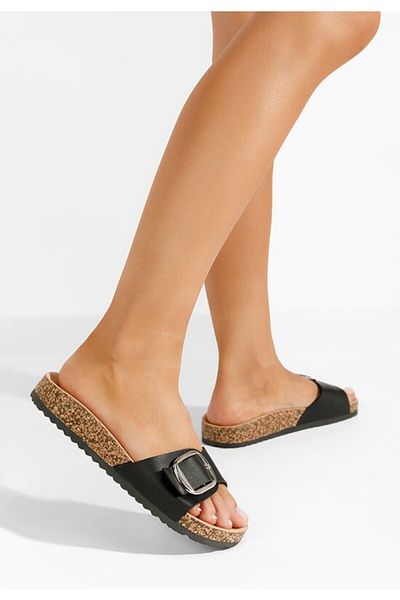 B T Shoes Women's slippers Andrina V4 black