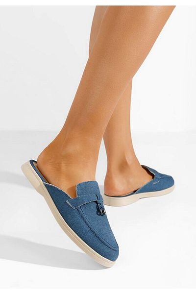 B T Shoes Saboti dama Maritilia albastri