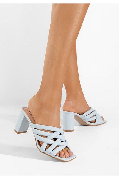 B T Shoes Papuci dama eleganti Irola bleu