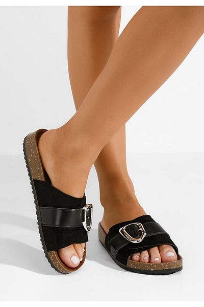 B T Shoes Isabelle women's slippers, black