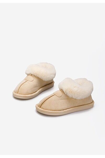 B T Shoes Women's beige slippers Olaria