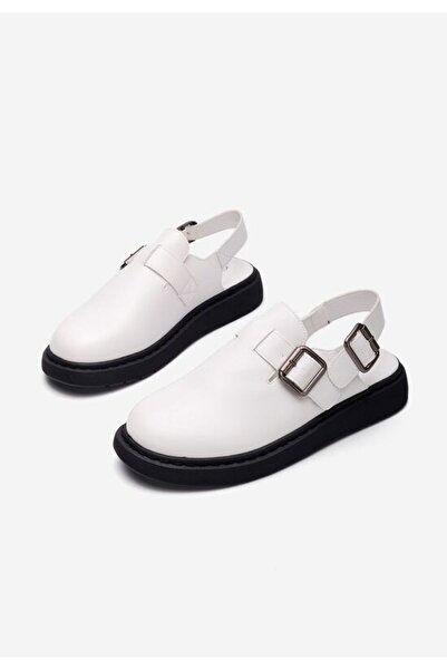 B T Shoes Saboti dama Delissa albi