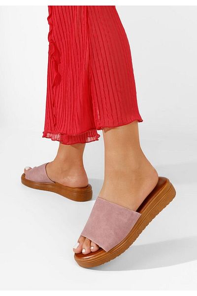 B T Shoes Papuci dama Tomasina roz
