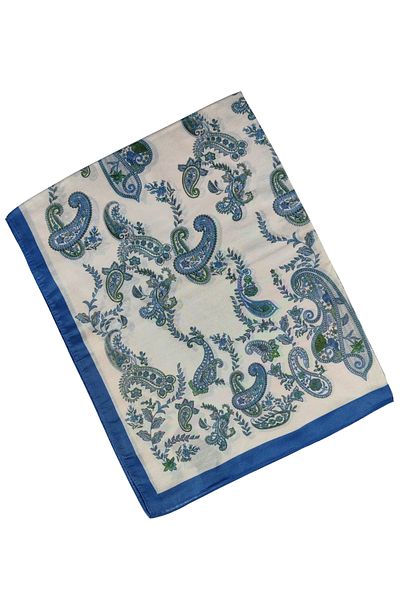 mim eşarp Şal din bumbac moale cu model etnic Enba 75x190 cm