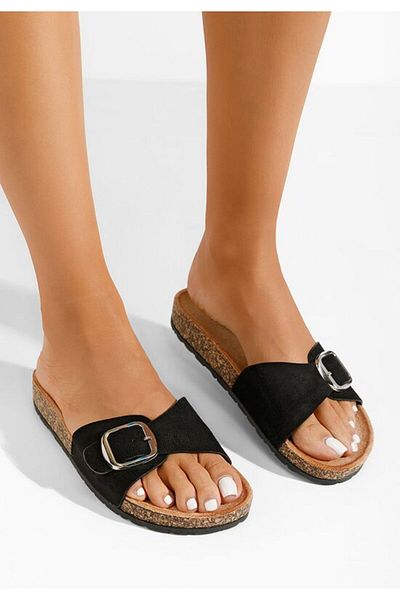 B T Shoes Andrina women's slippers, black