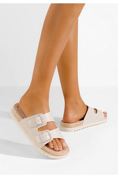 B T Shoes Papuci dama Miramar bej
