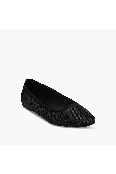 Celeste Celeste Women's Embellished Slip-On Ballerina Shoes