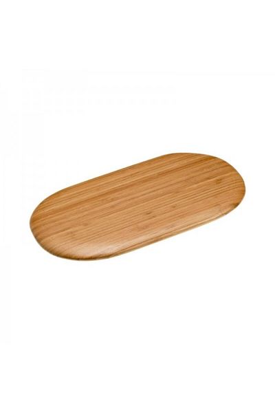 LEONE Oval bamboo plate, 40x21x1.5 cm