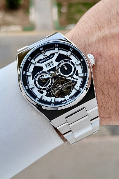 Daniel Klein Gümüş Renk Göstergeleri Aktif Otomatik Erkek Kol Saati