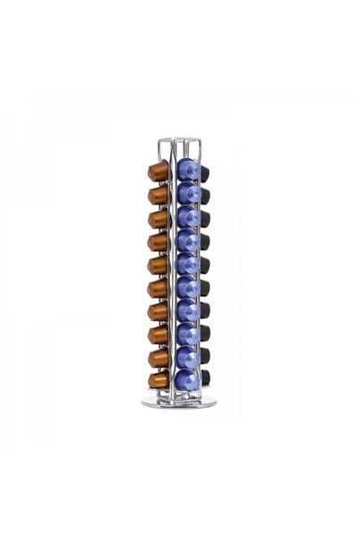 Viejo Valle Rotating stainless steel holder for Nespresso capsules, 11.5x37 cm