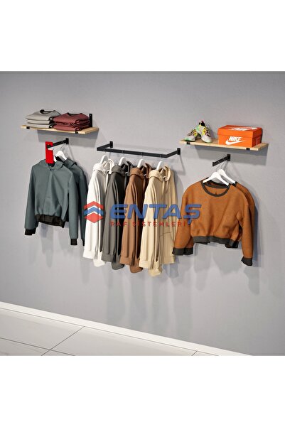 RAF MARKETİ 250*H:220,Giyinme Odası Rafı,Lüx Askılık Sistemi, Mağaza Raf Sist...