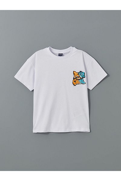 LC Waikiki Νέα σεζόν Crew Neck Boy's Tisort - S5JL08Z4