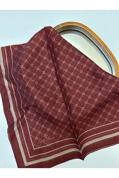 Silk Home Μοτίβο μονόγραμμα Κασκόλ Olinda