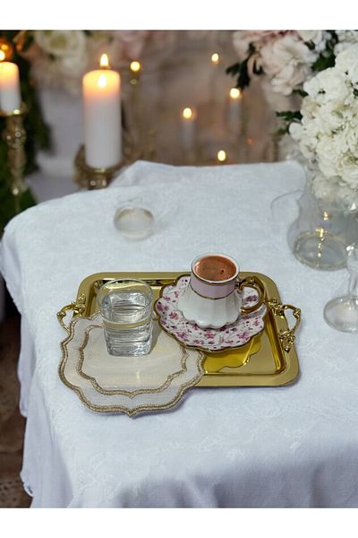 EVSTYLE Set of 6 Coasters - Silver