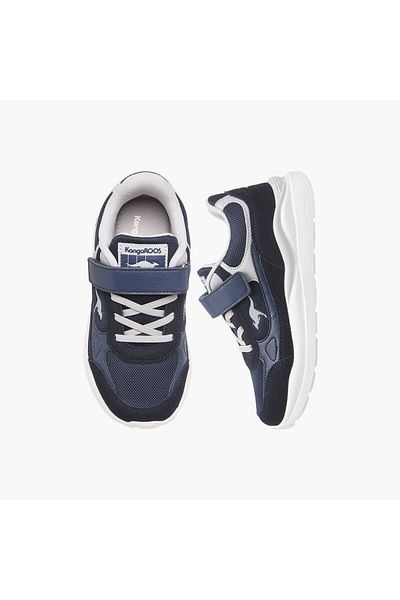 Kangaroos Girls' Logo Detail Sports Shoes with Hook and Loop Closure