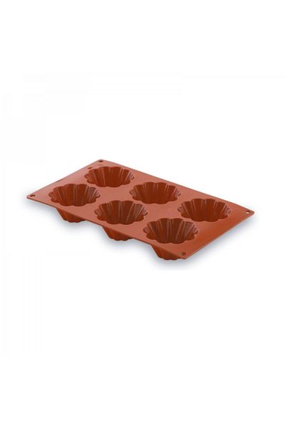Lacor 6-cavity silicone muffin mold, PastryFlex