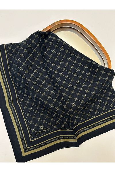 Silk Home Μοτίβο μονόγραμμα Κασκόλ Olinda
