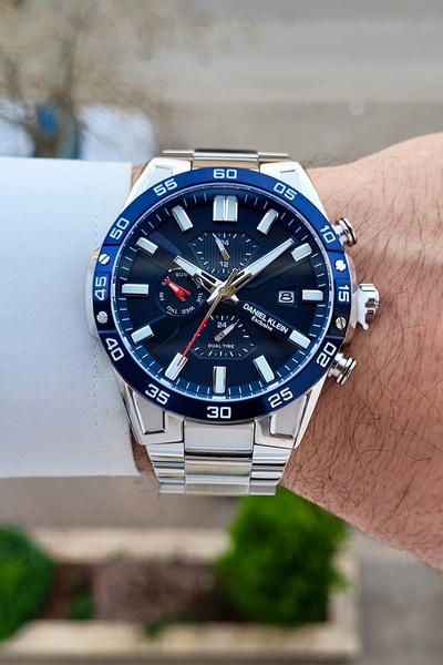 Daniel Klein Kadranı Lacivert Kordonu Metalik Renk 2 Yıl Garantili Göstergele...