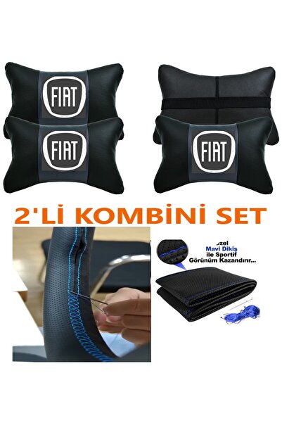AYAZGRUP Pernă pentru gât și husă pentru volan Fiat Coupe cu stâlp (SET ULTRA...