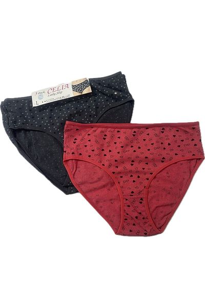 John Red Bato Panties with Print