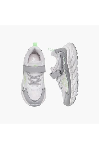 Kappa Boys' Logo Detail Sports Shoes with Hook and Loop Closure