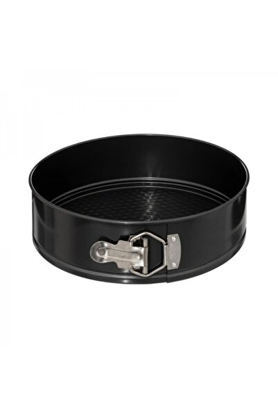 FİVE Set of 2 round removable carbon steel cake or pie molds, 22-24 cm