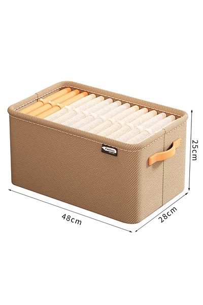 Choice 1 PCS Khaki-Extra Large 1/2/3PCS Collapsible Clothing Organizer Closet Clothes Pants Storage Organiz