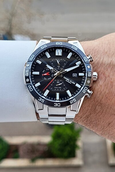 Daniel Klein Kadranı Siyah Kordonu Metalik Renk 2 Yıl Garantili Göstergeleri ...