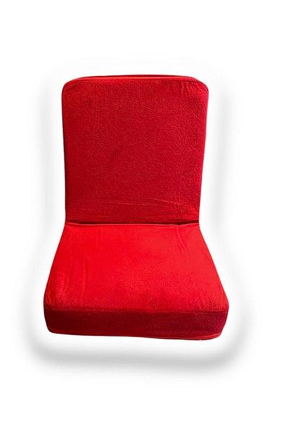 smart home Traditional Arabic Folding Floor Chair with Fully Adjustable Backrest, Soft Velvet Upholstered Chair