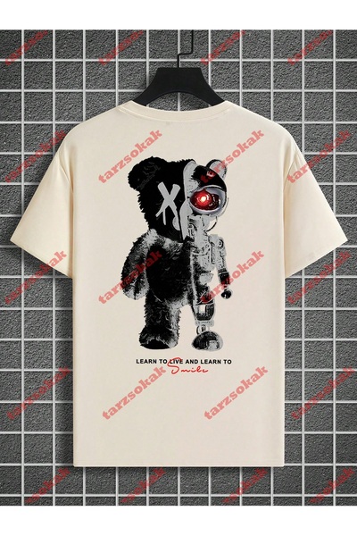 Tarzsokak تيشيرت صيفي رجالي - كم قريب كاجوال موديل 3317