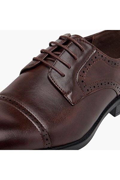 LBL by Shoexpress Solid Lace-Up Derby Shoes