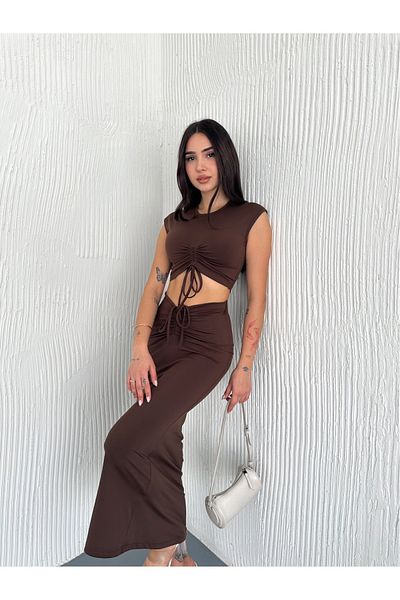 sportiness Shirted Skirt Suit Liverpool Modal Fabric
