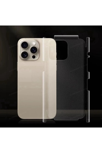 VOYO iPhone 16 Pro Max Ön ve Arka Ve Yan Kaplayıcı Jelatin Şeffaf Body Kaplam...