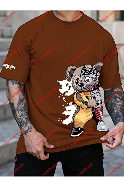 Tarzsokak Tricou de vară pentru bărbați 3351 Model Brâu Highland cu mânecă sc...