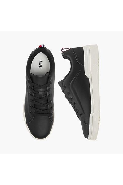 LBL by Shoexpress Solid Sneakers with Lace-Up Closure