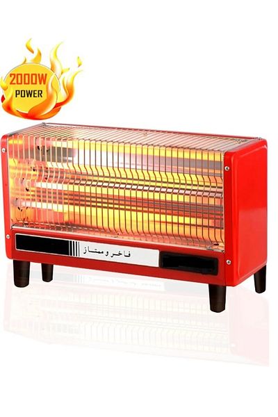 Cady One 2000 watt rectangular electric heater with 4 candles