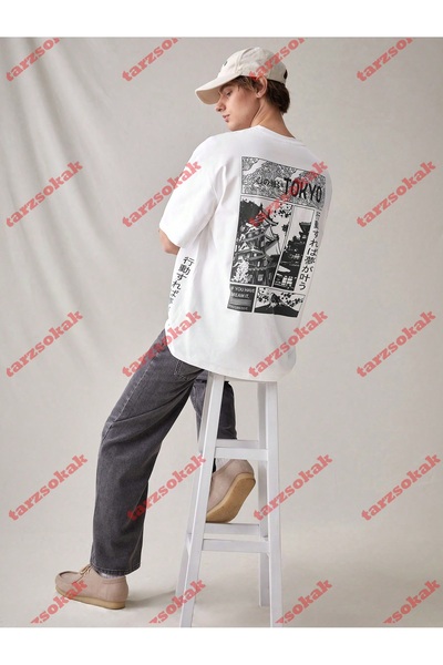 Tarzsokak Ανδρικό καλοκαιρινό μπλουζάκι casual μοντέλο 3189 με κοντό μανίκι κ...