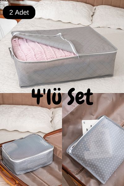 MÖFT 4 Is Hurç Valise Intimates Düzenleyici Organizer
