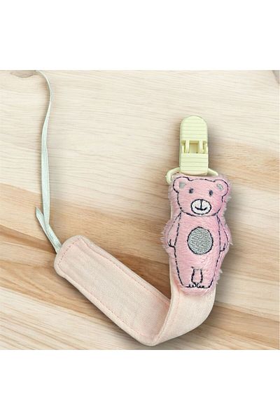Baalaa Baby Pacifier Holder - Bear Figure - Holder - Strap - Chain