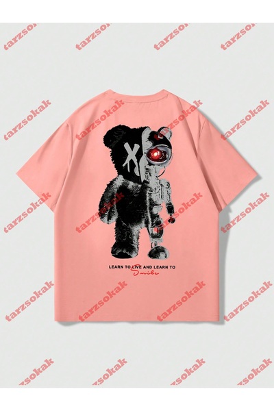 Tarzsokak تيشيرت صيفي رجالي - كم قريب كاجوال موديل 3317