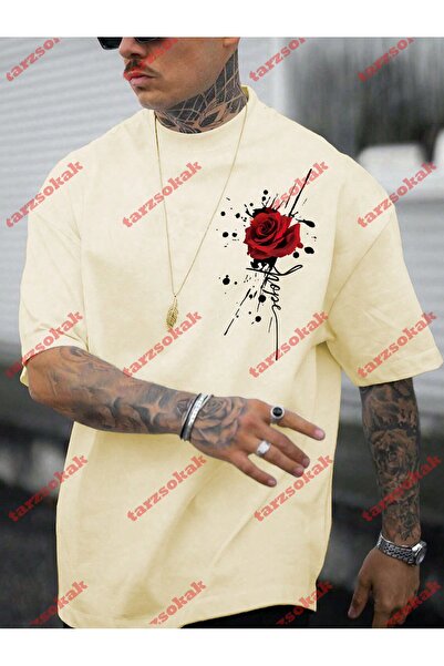 Tarzsokak Μοντέλο 3922 Ανδρικό καλοκαιρινό μπλουζάκι Kurcum με μανίκια