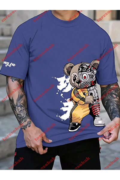 Tarzsokak Tricou de vară pentru bărbați 3351 Model Brâu Highland cu mânecă sc...