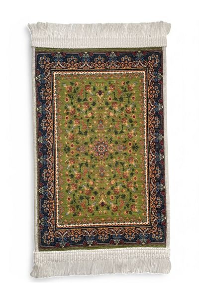 GALATA GIFT Миниатюрен килим, подложка за мишка, къщичка за кукли, диорамен материал, традиционен килим с пискюли 40*20