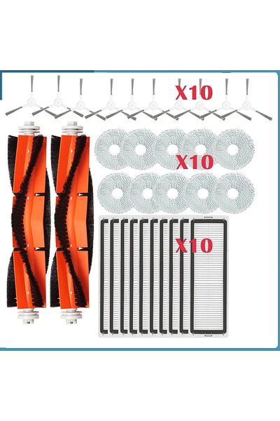 Choice 32SET Compatible For Xiaomi Robot Vacuum S10+ / S10 Plus B105 Spare Parts Accessories Main Side Brus