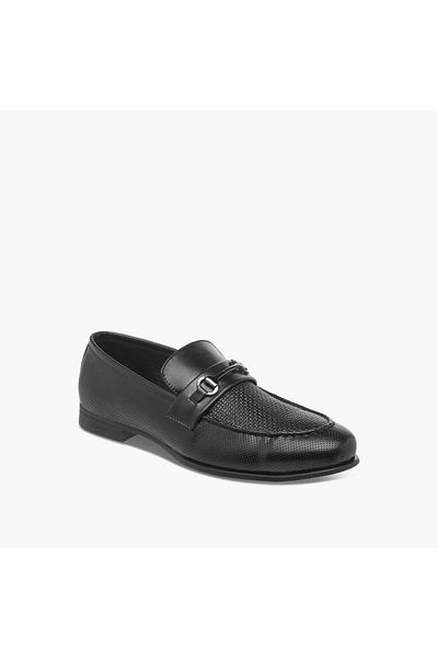 LBL by Shoexpress Metal Accent Slip-On Loafers