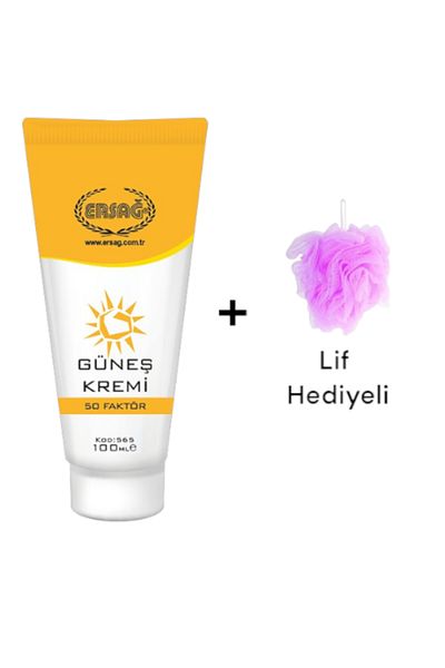 Ersağ 50 Factor Sunscreen 100 ml - Fiber Gift (565-24)