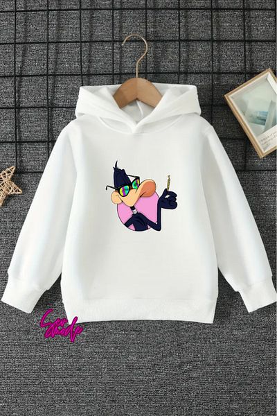 SevMode SWEATSHIRT CU GLUGĂ IMPRIMAT UNISEX COPII