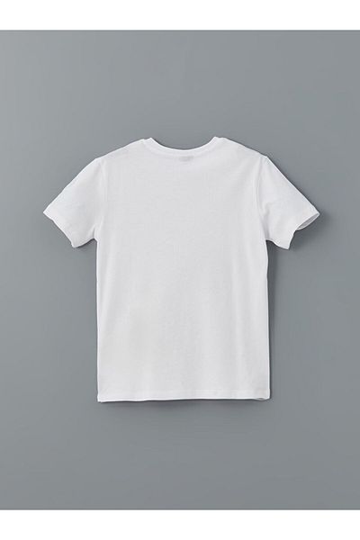 LC Waikiki Νέα σεζόν Crew Neck Boy's Tisort - S5I405Z4