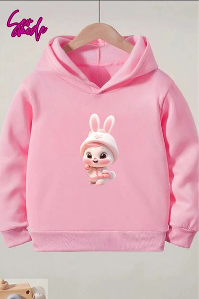 SevMode Children's Unisex Printed Hooded Sweatshirt